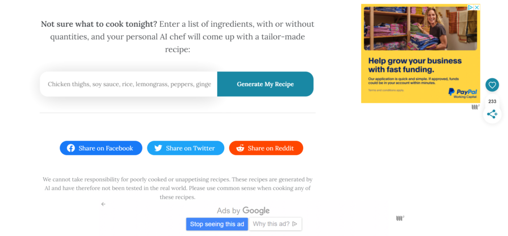 Best AI Recipe Generators