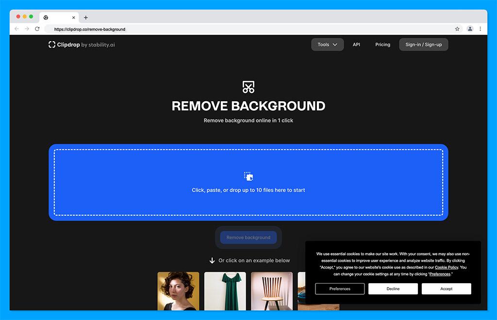 Clipdrop - best ai background remover