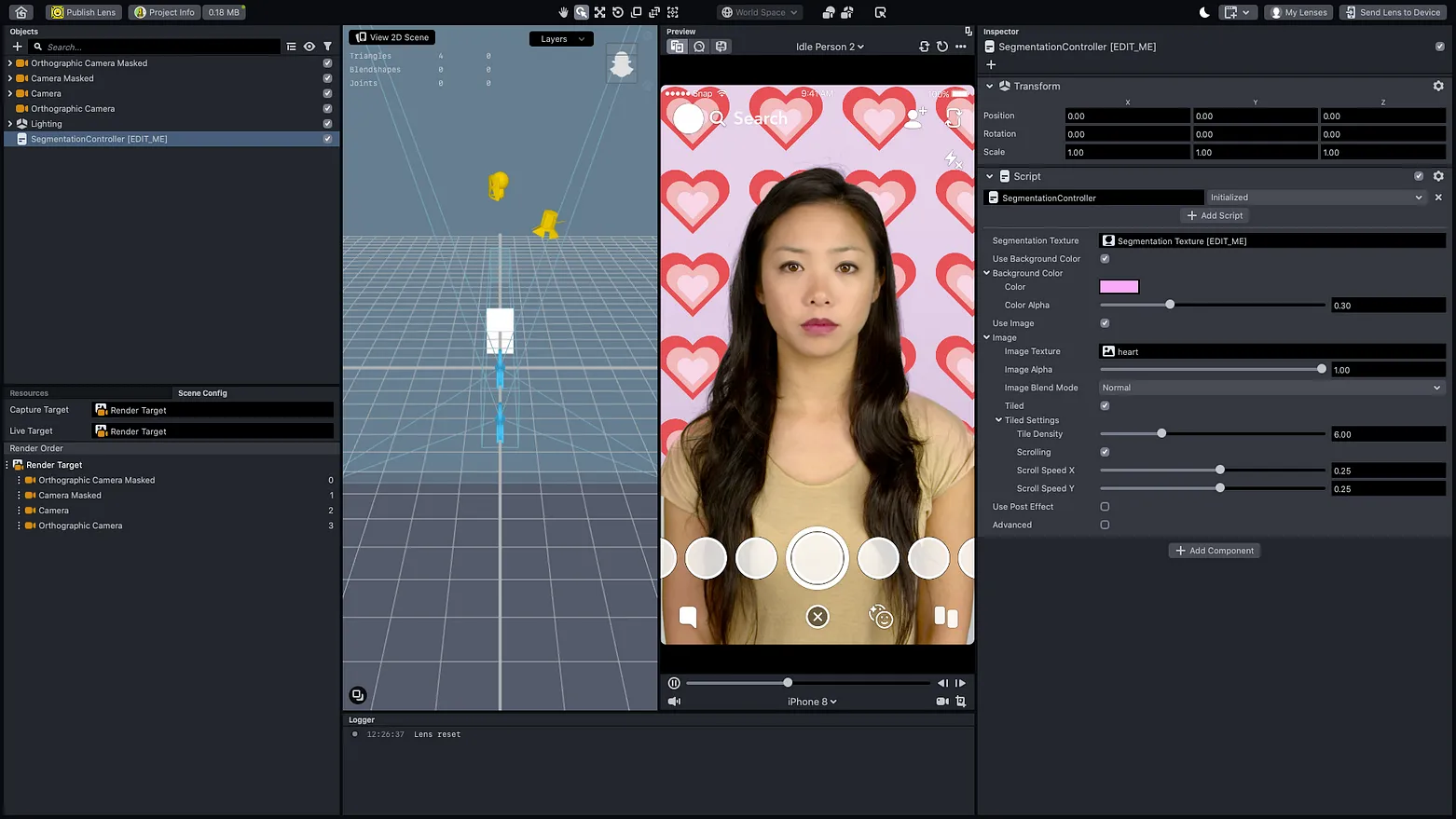 Combining Style Transfer with Background Replacement in Lens Studio with Fritz AI and SnapML