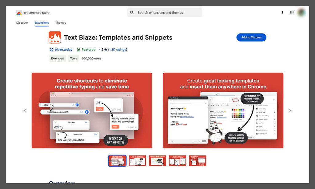 blaze ai chrome