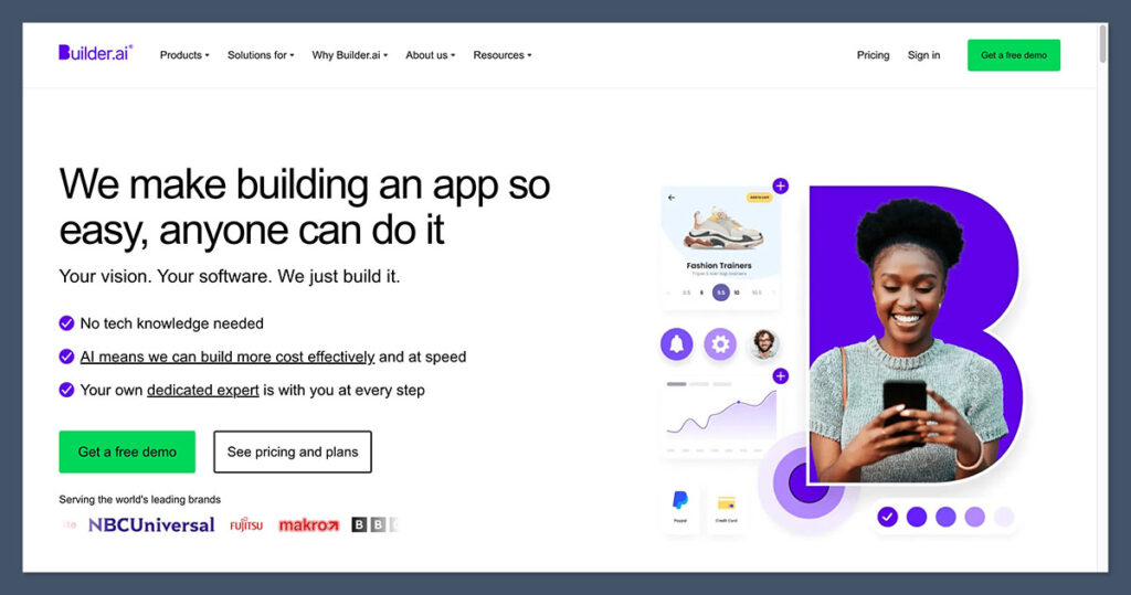 builder ai homepage