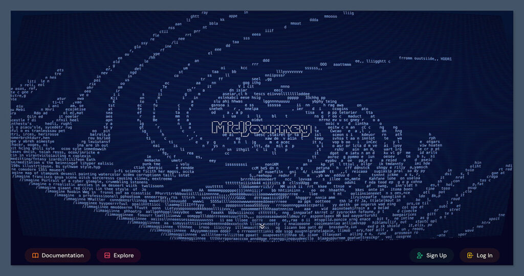 Midjourney Homepage